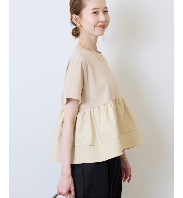 SLOBE IENA「ペプラムデザインカットソー」|Tシャツ・カットソー|