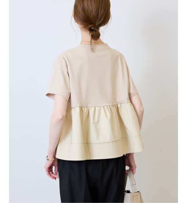 SLOBE IENA「ペプラムデザインカットソー」|Tシャツ・カットソー|