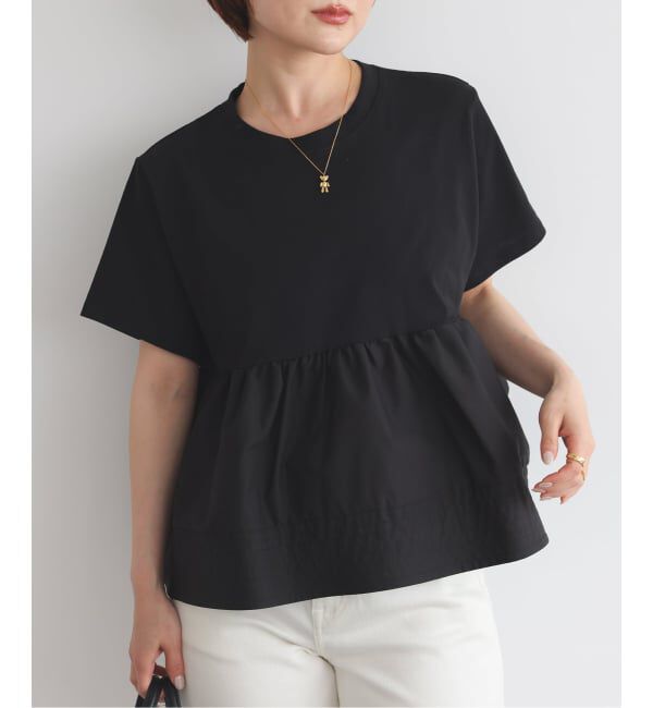 SLOBE IENA「ペプラムデザインカットソー」|Tシャツ・カットソー|