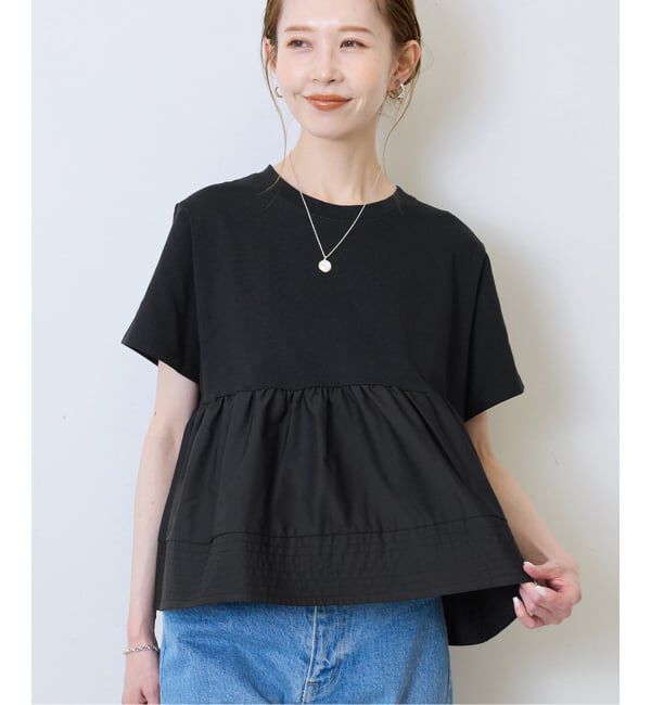 SLOBE IENA「ペプラムデザインカットソー」|Tシャツ・カットソー|