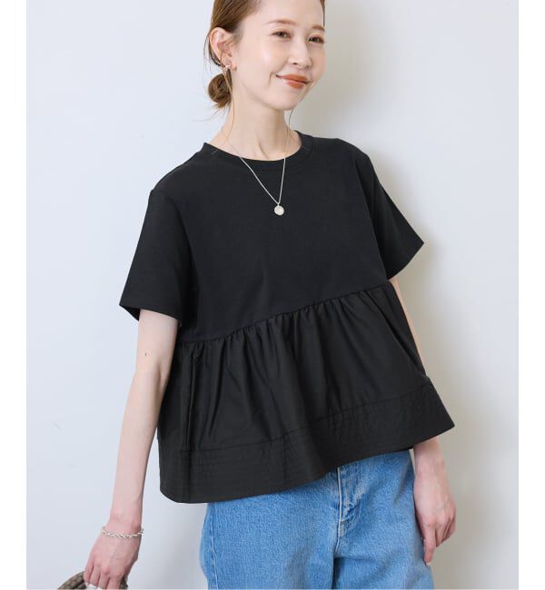 SLOBE IENA「ペプラムデザインカットソー」|Tシャツ・カットソー|