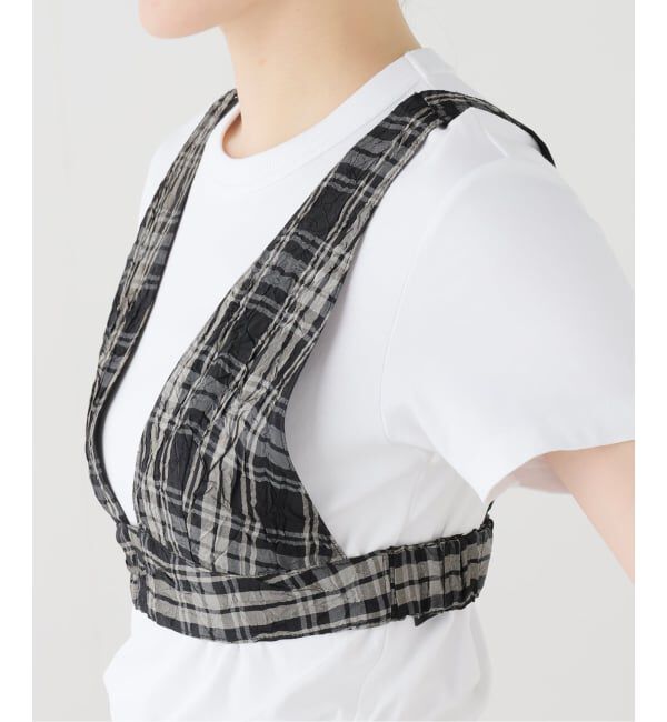 IENA LA BOUCLE「IENA LA BOUCLE キャッチワッシャーチェックビスチェ」|その他|