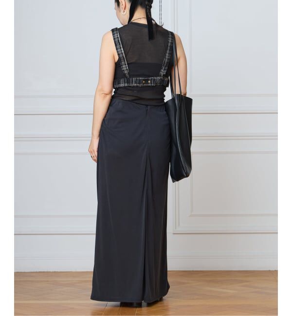 IENA LA BOUCLE「IENA LA BOUCLE キャッチワッシャーチェックビスチェ」|その他|