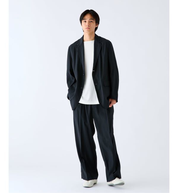 EDIFICE「EDIFICE by Product Twelve リファインド1タックワイドパンツ」|スラックス|