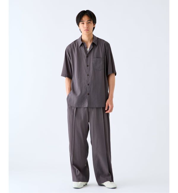 EDIFICE「EDIFICE by Product Twelve リファインド1タックワイドパンツ」|スラックス|