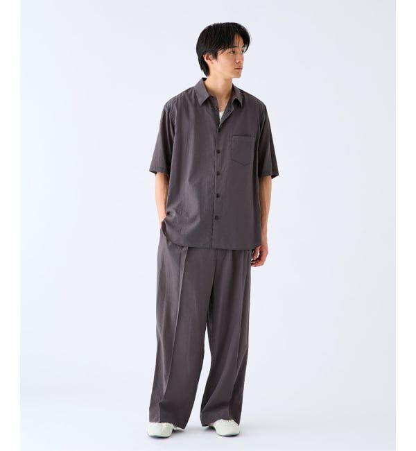 EDIFICE「EDIFICE by Product Twelve リファインド1タックワイドパンツ」|スラックス|