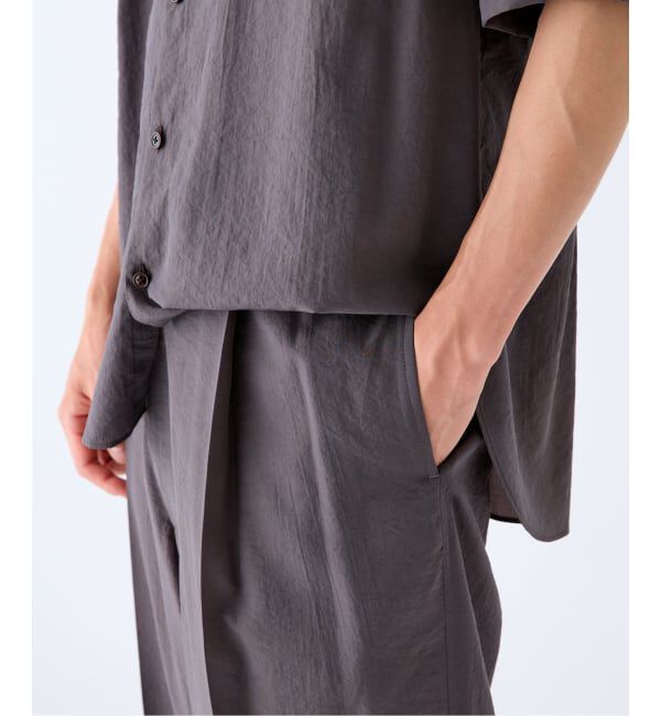 EDIFICE「EDIFICE by Product Twelve リファインド1タックワイドパンツ」|スラックス|