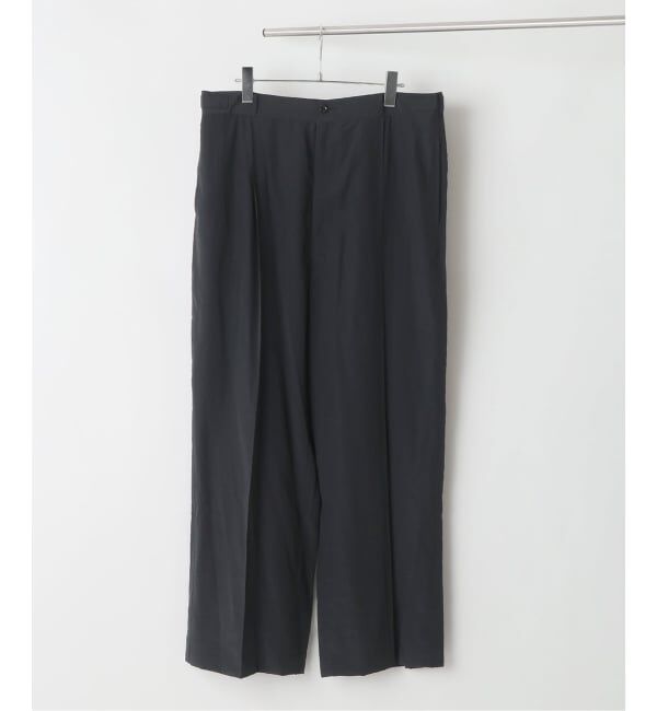 EDIFICE「EDIFICE by Product Twelve リファインド1タックワイドパンツ」|スラックス|