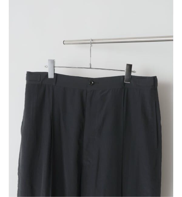 EDIFICE「EDIFICE by Product Twelve リファインド1タックワイドパンツ」|スラックス|