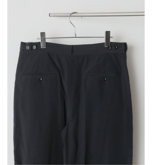 EDIFICE「EDIFICE by Product Twelve リファインド1タックワイドパンツ」|スラックス|