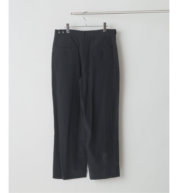 EDIFICE「EDIFICE by Product Twelve リファインド1タックワイドパンツ」|スラックス|
