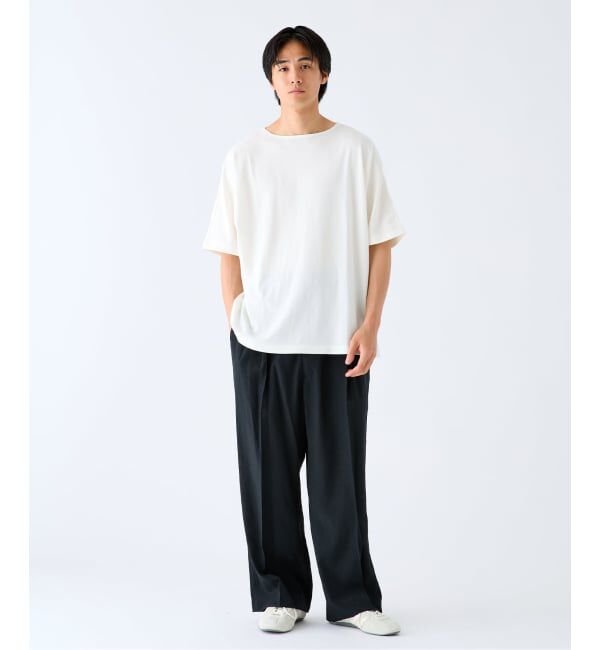 EDIFICE「EDIFICE by Product Twelve リファインド1タックワイドパンツ」|スラックス|
