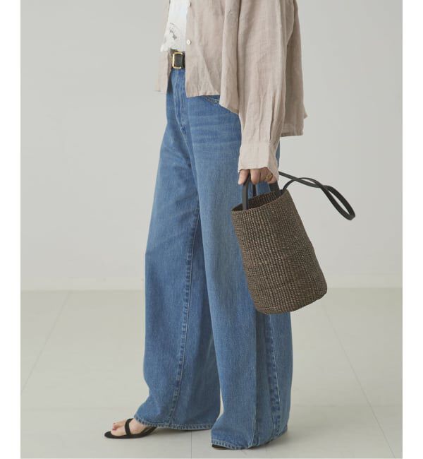 journal standard L'essage「サイドタックデニムパンツ」|デニム|