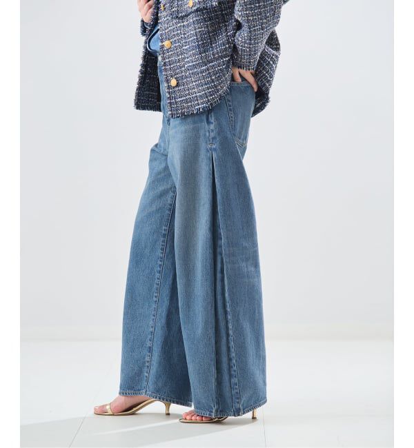 journal standard L'essage「サイドタックデニムパンツ」|デニム|