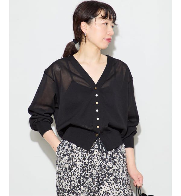 journal standard L'essage「フォルムニットVネックカーディガン」|カーディガン|