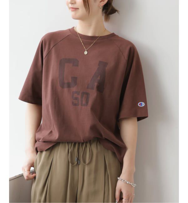 JOURNAL STANDARD relume「《追加》別注【Champion/チャンピオン】16s/1 Jersey TEE Bleach Wash：Tシャツ」|Tシャツ・カットソー|