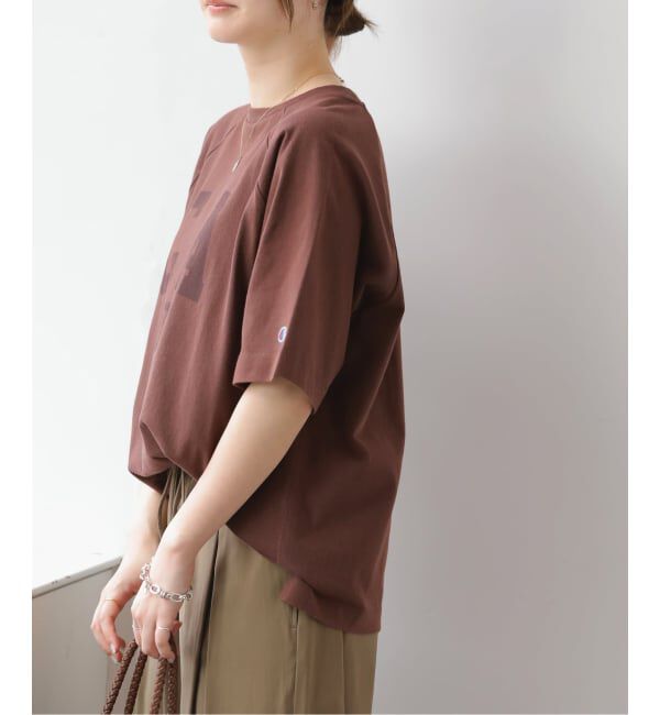 JOURNAL STANDARD relume「《追加》別注【Champion/チャンピオン】16s/1 Jersey TEE Bleach Wash：Tシャツ」|Tシャツ・カットソー|