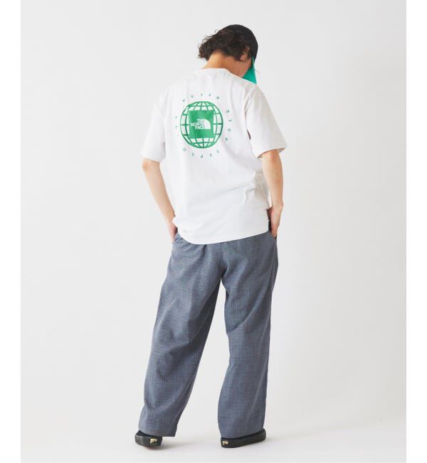 JOURNAL STANDARD relume「コットンリネン カスリ スラブ ワイド イージーパンツ」|スラックス|