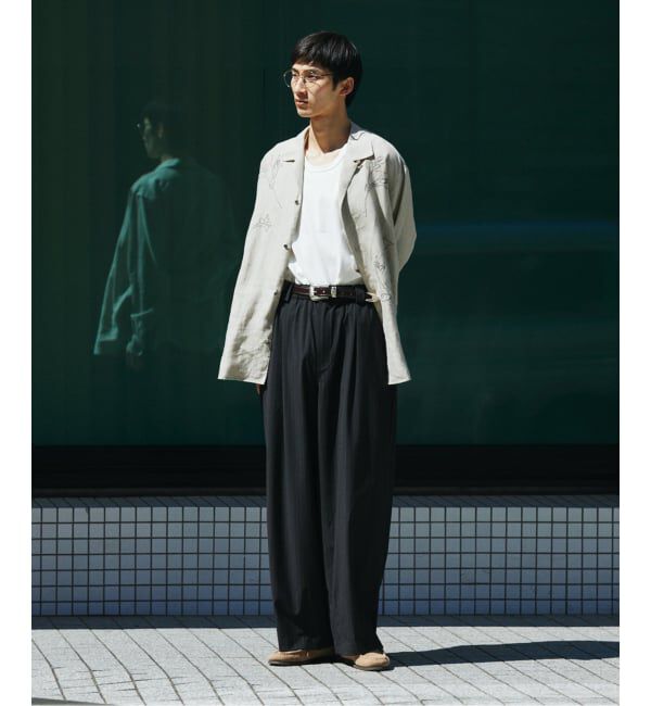 JOURNAL STANDARD「TRモダン ワイド スラックス」|スラックス|