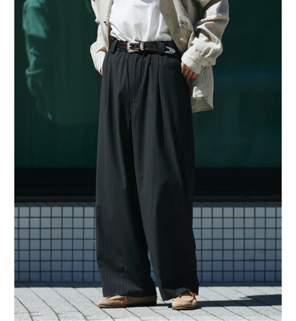 JOURNAL STANDARD「TRモダン ワイド スラックス」|スラックス|