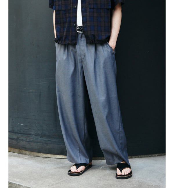 JOURNAL STANDARD「TRモダン ワイド スラックス」|スラックス|グレーA
