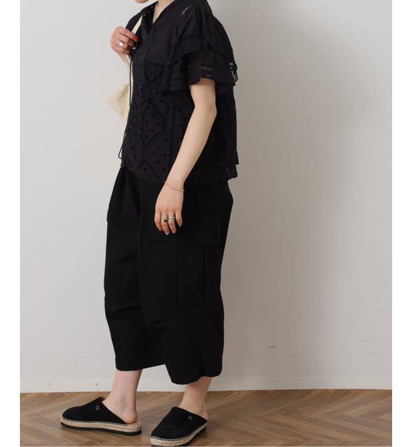 journal standard luxe「カットワークレースMIX フリルブラウス」|シャツ・ブラウス|
