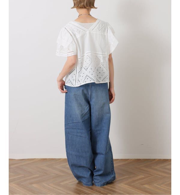 journal standard luxe「カットワークレースMIX フリルブラウス」|シャツ・ブラウス|