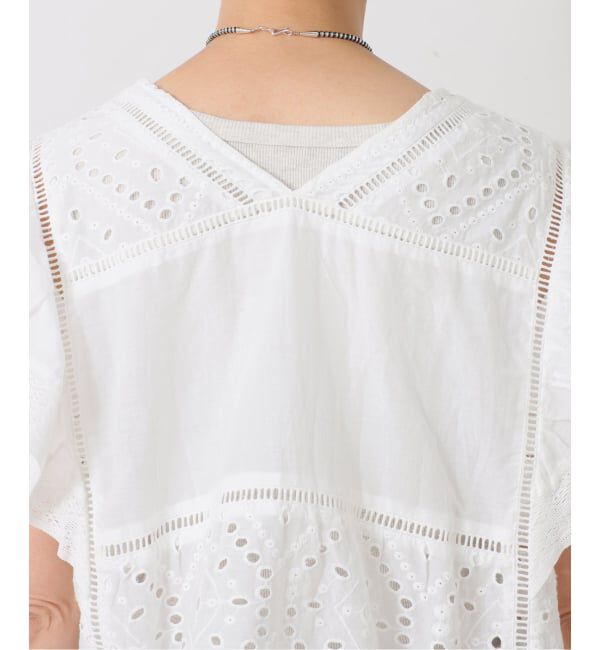 journal standard luxe「カットワークレースMIX フリルブラウス」|シャツ・ブラウス|