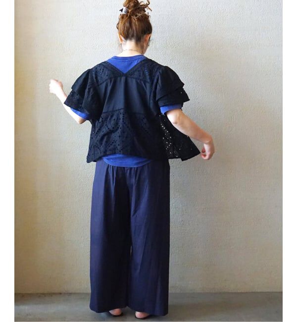 journal standard luxe「カットワークレースMIX フリルブラウス」|シャツ・ブラウス|