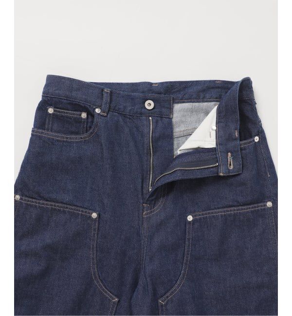 journal standard L'essage「ダブルニーワイドデニムパンツ」|デニム|