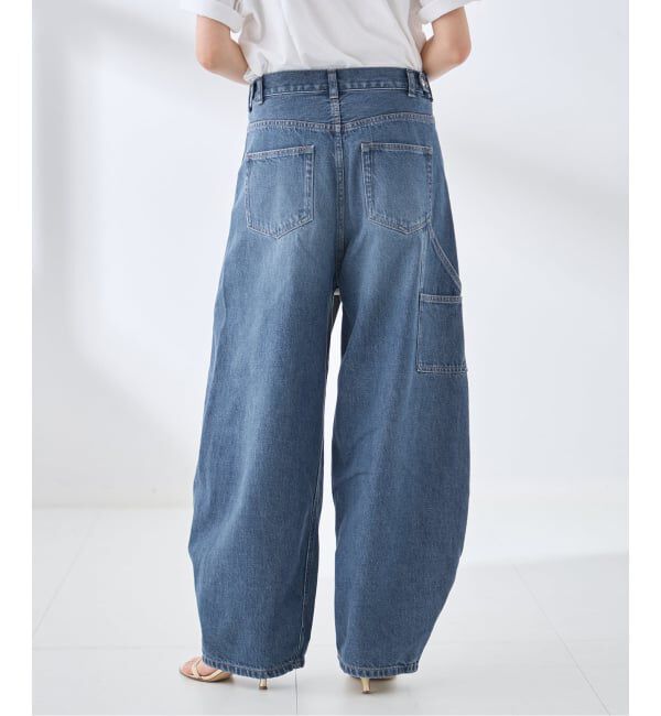 journal standard L'essage「ダブルニーワイドデニムパンツ」|デニム|