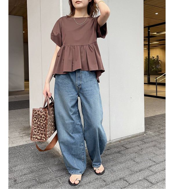 journal standard L'essage「12.5oz バルーンデニムパンツ」|デニム|