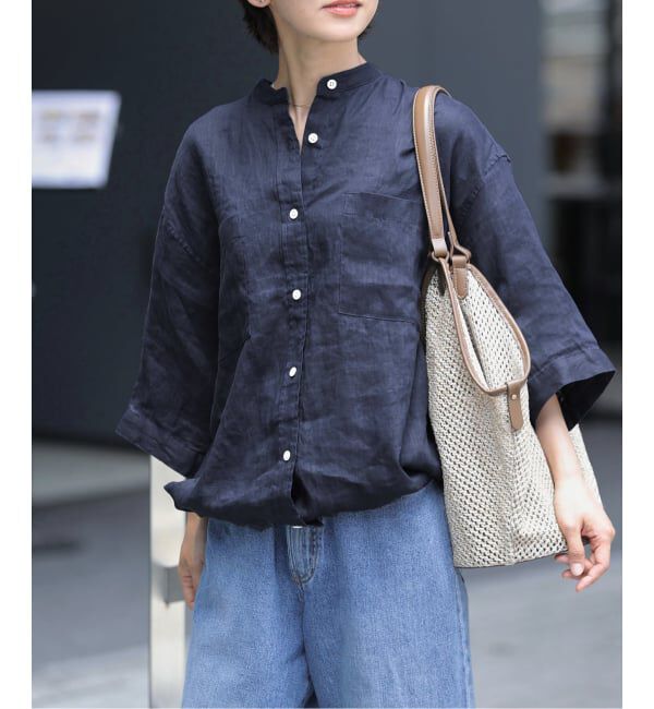 JOURNAL STANDARD relume「《追加 / 新色》カラーリネンドロストシャツ」|シャツ・ブラウス|