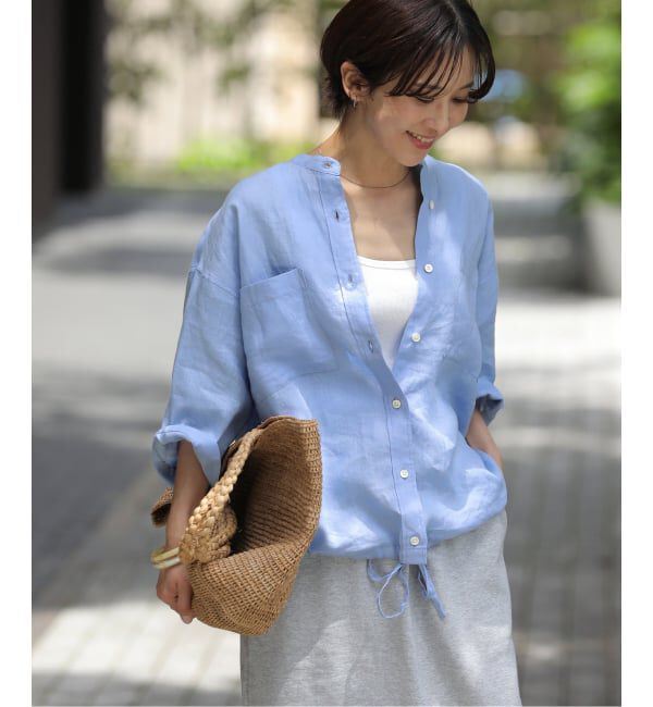 JOURNAL STANDARD relume「《追加 / 新色》カラーリネンドロストシャツ」|シャツ・ブラウス|