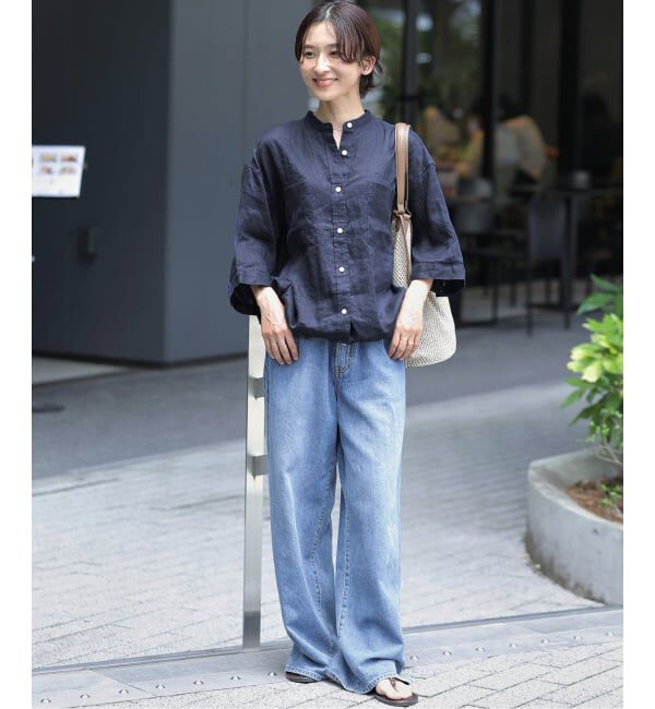 JOURNAL STANDARD relume「《追加 / 新色》カラーリネンドロストシャツ」|シャツ・ブラウス|