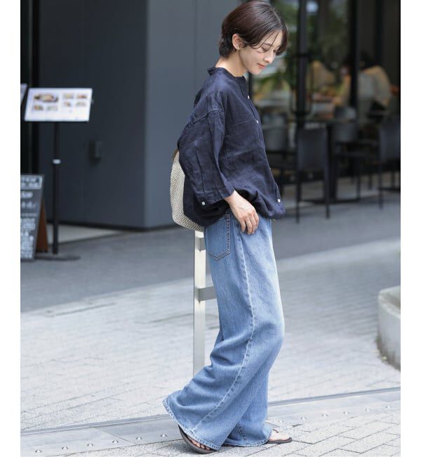 JOURNAL STANDARD relume「《追加 / 新色》カラーリネンドロストシャツ」|シャツ・ブラウス|
