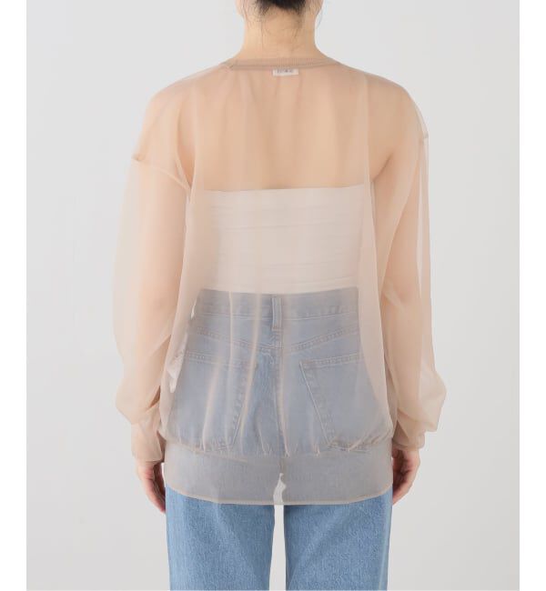 journal standard L'essage「INSCRIRE/アンスクリア Sheer Pullover Knit プルオーバー」|ニット・セーター|