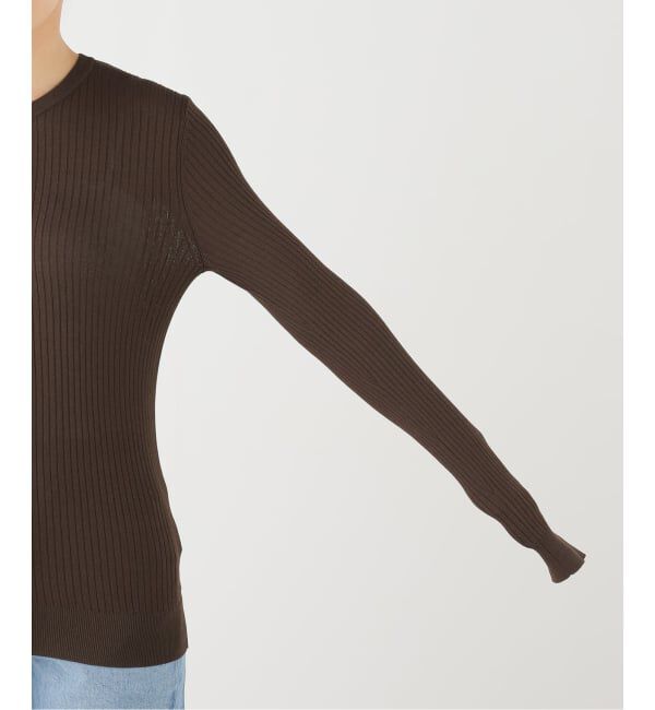 journal standard L'essage「TIBI/ティビ RIBBED SWEATER SLIM CARDIGAN カーディガン」|ニット・セーター|