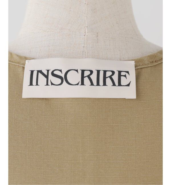 journal standard L'essage「INSCRIRE/アンスクリア Cotton Rip Stop Fishing Vest ベスト」|ダウンベスト・ベスト|