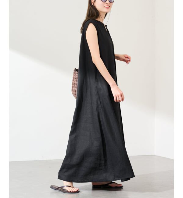 FRAMeWORK「LINEN フレアワンピース」|ワンピース|