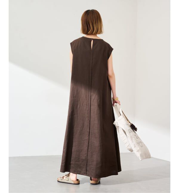 FRAMeWORK「LINEN フレアワンピース」|ワンピース|