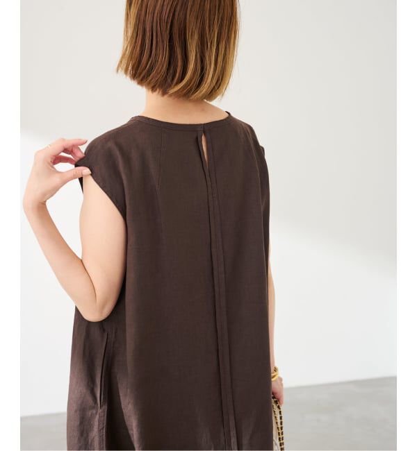 FRAMeWORK「LINEN フレアワンピース」|ワンピース|