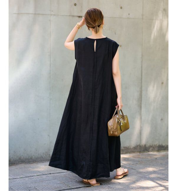 FRAMeWORK「LINEN フレアワンピース」|ワンピース|