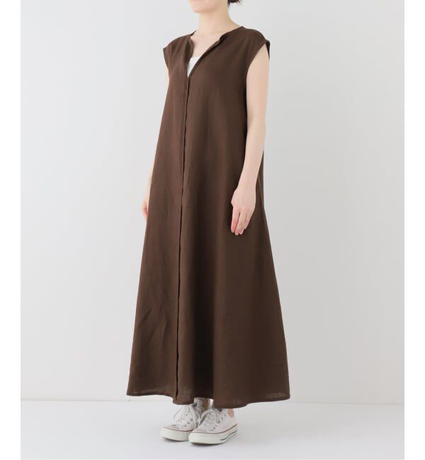 FRAMeWORK「LINEN フレアワンピース」|ワンピース|