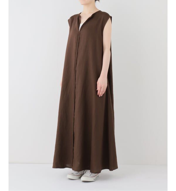 FRAMeWORK「LINEN フレアワンピース」|ワンピース|