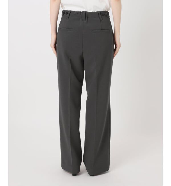 Spick and Span「ダブルクロス1タックパンツ」|スラックス|