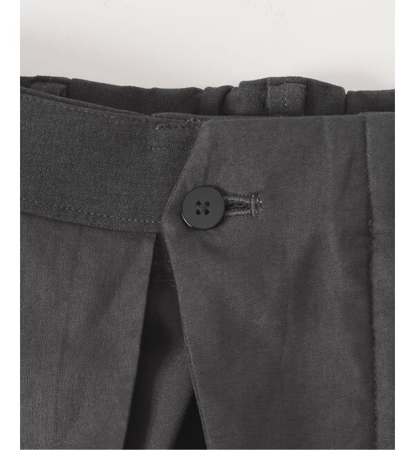 Spick and Span「ダブルクロス1タックパンツ」|スラックス|