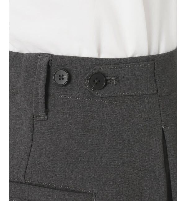 Spick and Span「ダブルクロス1タックパンツ」|スラックス|