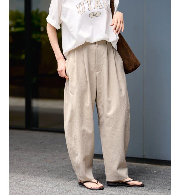 FRAMeWORK「ポリエステルトロタックパンツ」|その他|