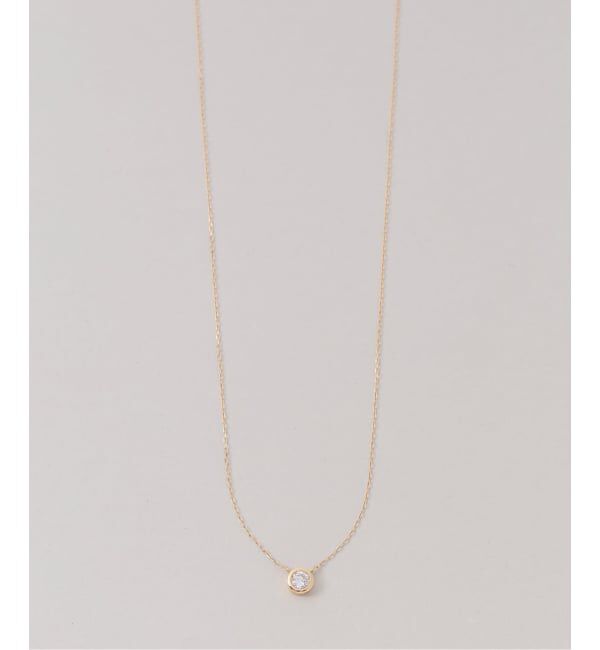 Lilas by Spick&Span「フクリン0.28ctダイヤネックレス K18」|ネックレス|